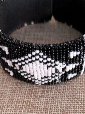 Clever Carriage Company beaded cuff bracelet